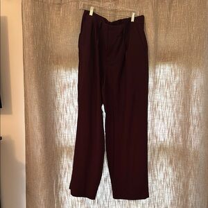 a new day Red Dress Pants Classic Straight-Leg